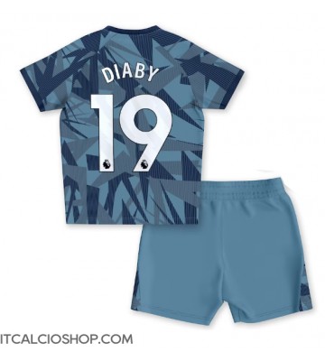 Aston Villa Moussa Diaby #19 Terza Maglia Bambino 2023-24 Manica Corta (+ Pantaloni corti)